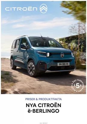 Citroën-katalog i Saltsjöbaden | Citroën NYA Ë-BERLINGO | 2024-07-09T00:00:00.000Z - 2025-07-09T00:00:00.000Z