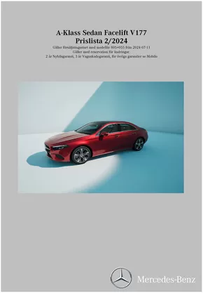 Mercedes-Benz-katalog i Stockholm | Mercedes-Benz Saloon V177-fl | 2024-07-12T00:00:00.000Z - 2025-07-12T00:00:00.000Z