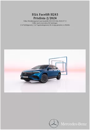 Mercedes-Benz-katalog i Länna (Stockholm) | Mercedes-Benz Offroader H243-fl | 2024-07-12T00:00:00.000Z - 2025-07-12T00:00:00.000Z