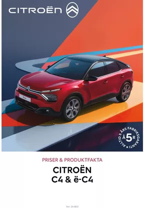 Citroën-katalog i Malmö | Citroën C4 | 2024-08-31T00:00:00.000Z - 2025-08-31T00:00:00.000Z