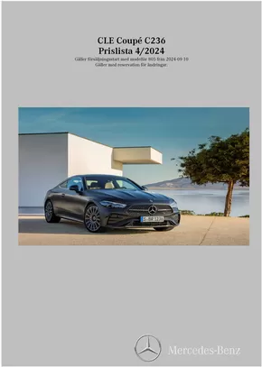 Mercedes-Benz-katalog i Huddinge | Mercedes-Benz Coupe C236 | 2024-09-11T00:00:00.000Z - 2025-09-11T00:00:00.000Z