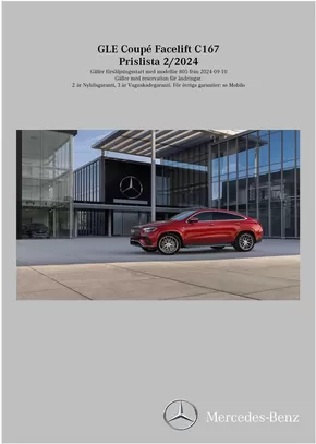 Mercedes-Benz-katalog i Huddinge | Mercedes-Benz Coupe C167-fl | 2024-09-11T00:00:00.000Z - 2025-09-11T00:00:00.000Z