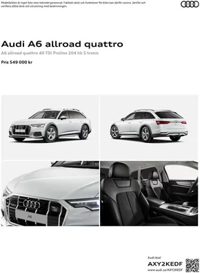 Audi-katalog i Vagnhärad | Audi A6 allroad quattro | 2024-10-22T00:00:00.000Z - 2025-10-22T00:00:00.000Z