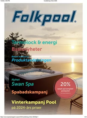 Folkpool-katalog i Barkarby | Kundtidning vinter! | 2025-01-23T00:00:00.000Z - 2025-12-31T00:00:00.000Z