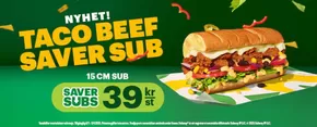 Subway-katalog i Järna (Stockholm) | Taco beef saver sub! | 2025-01-29T00:00:00.000Z - 2025-04-01T00:00:00.000Z