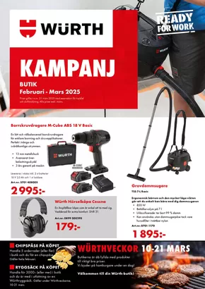 Würth-katalog i Bro | Würth kampanj! | 2025-02-03T00:00:00.000Z - 2025-03-31T00:00:00.000Z