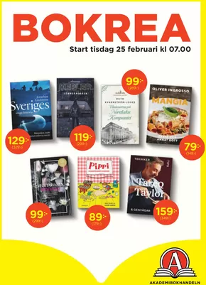 Akademibokhandeln-katalog | Bokrea! | 2025-02-04T00:00:00.000Z - 2025-03-25T00:00:00.000Z