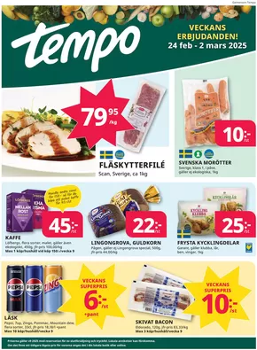 Tempo-katalog i Nybygget (Stockholm) | Veckans erbjudanden Tempo | 2025-02-24T00:00:00.000Z - 2025-03-10T00:00:00.000Z