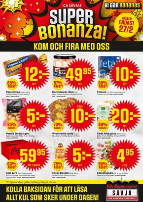 ICA Supermarket-katalog i Öjersjö | Top-erbjudanden för sparrävar | 2025-03-04T00:00:00.000Z - 2025-03-18T00:00:00.000Z