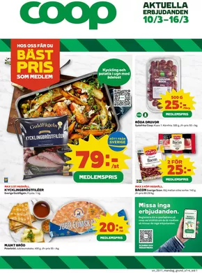 Coop-katalog i Donsö | Fantastiskt erbjudande för fyndjägare | 2025-03-10T00:00:00.000Z - 2025-03-16T00:00:00.000Z