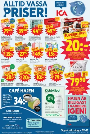 ICA Hajen Lågpris-katalog i Veddige | ICA Hajen Lågpris reklamblad | 2025-03-10T00:00:00.000Z - 2025-03-16T00:00:00.000Z