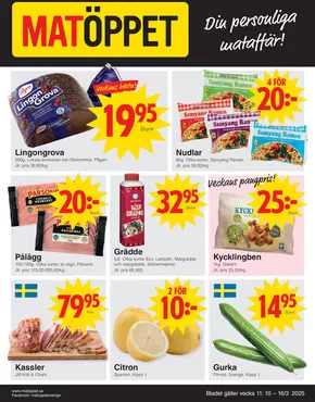 Matöppet-katalog i Hjärup | Matöppet Veckans DR-blad | 2025-03-10T00:00:00.000Z - 2025-03-16T00:00:00.000Z