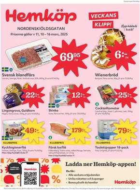 Hemköp-katalog i Hagen | Nya erbjudanden att upptäcka | 2025-03-10T00:00:00.000Z - 2025-03-16T00:00:00.000Z