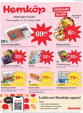 Hemköp-katalog i Gröndal | Top-deals för alla kunder | 2025-03-10T00:00:00.000Z - 2025-03-16T00:00:00.000Z