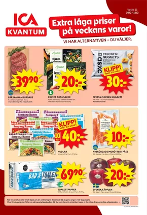 ICA Kvantum-katalog i Nacka | Spara nu med våra deals | 2025-03-10T00:00:00.000Z - 2025-03-16T00:00:00.000Z