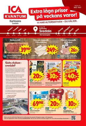 ICA Kvantum-katalog i Åstorp | Fantastiska rabatter på utvalda produkter | 2025-03-10T00:00:00.000Z - 2025-03-16T00:00:00.000Z