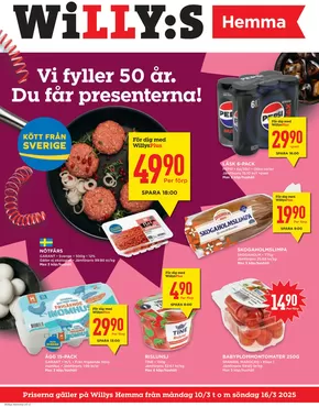 Willys-katalog i Andalen | Våra bästa deals för dig | 2025-03-10T00:00:00.000Z - 2025-03-16T00:00:00.000Z