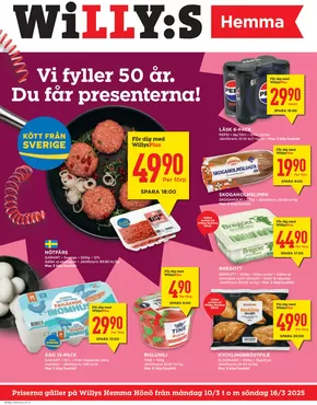 Willys-katalog i Hagen | Top-erbjudanden för alla fyndjägare | 2025-03-10T00:00:00.000Z - 2025-03-16T00:00:00.000Z