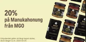 Apotea-katalog i Åstorp | 20% på manukahonung från MGO! | 2025-03-10T00:00:00.000Z - 2025-03-24T00:00:00.000Z