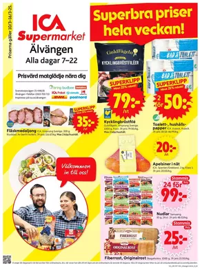 ICA Supermarket-katalog i Stenungsund | Fantastiska rabatter på utvalda produkter | 2025-03-10T00:00:00.000Z - 2025-03-16T00:00:00.000Z