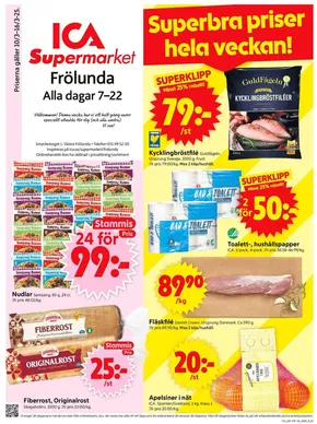 ICA Supermarket-katalog i Öjersjö | Rabatter och kampanjer | 2025-03-10T00:00:00.000Z - 2025-03-16T00:00:00.000Z