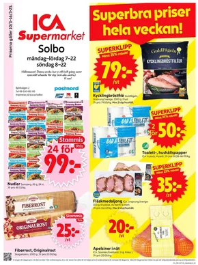 ICA Supermarket-katalog i Botkyrka | Aktuella specialerbjudanden | 2025-03-10T00:00:00.000Z - 2025-03-16T00:00:00.000Z