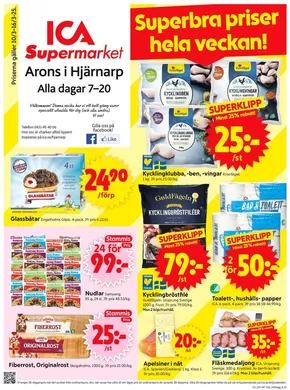 ICA Supermarket-katalog i Örkelljunga | Top-erbjudanden för alla fyndjägare | 2025-03-10T00:00:00.000Z - 2025-03-16T00:00:00.000Z