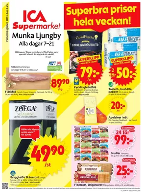 ICA Supermarket-katalog i Örkelljunga | Våra bästa erbjudanden för dig | 2025-03-10T00:00:00.000Z - 2025-03-16T00:00:00.000Z