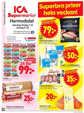 ICA Supermarket-katalog i Bunkeflostrand | Exklusiva fynd | 2025-03-10T00:00:00.000Z - 2025-03-16T00:00:00.000Z