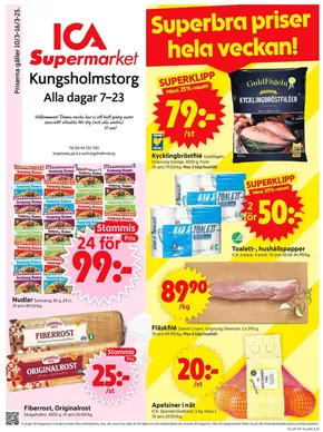 ICA Supermarket-katalog i Ekerö | Våra bästa erbjudanden för dig | 2025-03-10T00:00:00.000Z - 2025-03-16T00:00:00.000Z