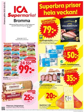 ICA Supermarket-katalog i Lidingö | Exklusiva deals för våra kunder | 2025-03-10T00:00:00.000Z - 2025-03-16T00:00:00.000Z