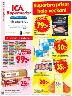 ICA Supermarket-katalog i Huddinge | Exklusiva deals och fynd | 2025-03-10T00:00:00.000Z - 2025-03-16T00:00:00.000Z