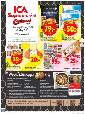 ICA Supermarket-katalog i Lidingö | Rabatter och kampanjer | 2025-03-10T00:00:00.000Z - 2025-03-16T00:00:00.000Z