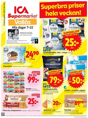 ICA Supermarket-katalog i Laholm | Top-deals och rabatter | 2025-03-10T00:00:00.000Z - 2025-03-16T00:00:00.000Z