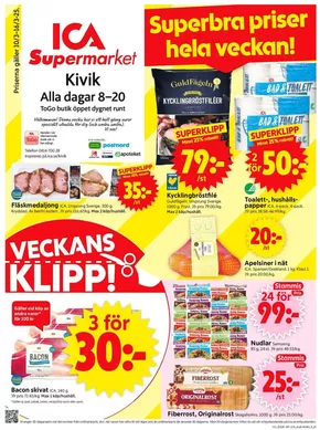 ICA Supermarket-katalog i Degeberga | Top-deals och rabatter | 2025-03-10T00:00:00.000Z - 2025-03-16T00:00:00.000Z