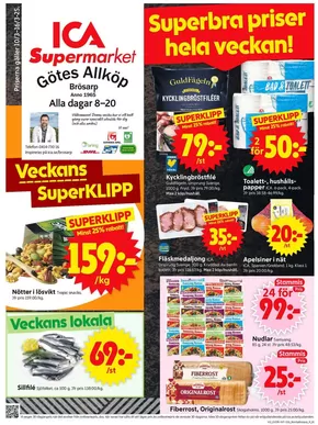 ICA Supermarket-katalog i Degeberga | Top-deals för alla kunder | 2025-03-10T00:00:00.000Z - 2025-03-16T00:00:00.000Z