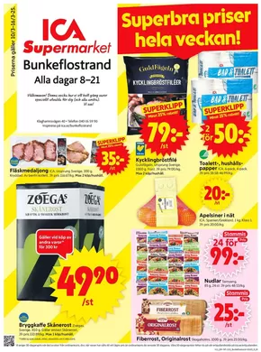 ICA Supermarket-katalog i Bunkeflostrand | Top-deals för alla kunder | 2025-03-10T00:00:00.000Z - 2025-03-16T00:00:00.000Z