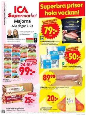 ICA Supermarket-katalog i Öjersjö | Spara nu med våra deals | 2025-03-10T00:00:00.000Z - 2025-03-16T00:00:00.000Z