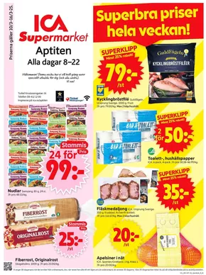 ICA Supermarket-katalog i Salem | Våra bästa erbjudanden för dig | 2025-03-10T00:00:00.000Z - 2025-03-16T00:00:00.000Z