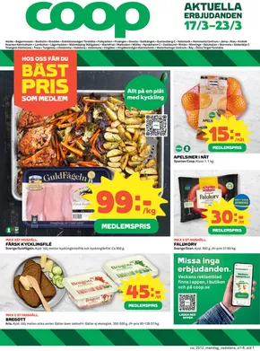 Coop-katalog i Fagersjö | Top-erbjudanden för sparrävar | 2025-03-17T00:00:00.000Z - 2025-03-23T00:00:00.000Z