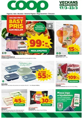 Coop-katalog i Sala | Top-erbjudanden för alla fyndjägare | 2025-03-17T00:00:00.000Z - 2025-03-23T00:00:00.000Z