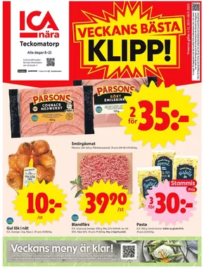 ICA Nära-katalog i Kågeröd | Top-deals för alla kunder | 2025-03-10T00:00:00.000Z - 2025-03-16T00:00:00.000Z