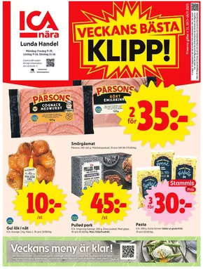 ICA Nära-katalog i Heby | Fantastiska rabatter på utvalda produkter | 2025-03-10T00:00:00.000Z - 2025-03-16T00:00:00.000Z