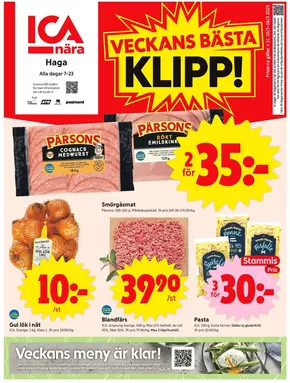 ICA Nära-katalog i Mölndal | Top-deals för alla kunder | 2025-03-10T00:00:00.000Z - 2025-03-16T00:00:00.000Z