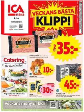 ICA Nära-katalog i Farsta | Exklusiva deals för våra kunder | 2025-03-10T00:00:00.000Z - 2025-03-16T00:00:00.000Z