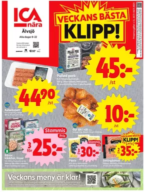 ICA Nära-katalog i Gröndal | Spara nu med våra deals | 2025-03-10T00:00:00.000Z - 2025-03-16T00:00:00.000Z