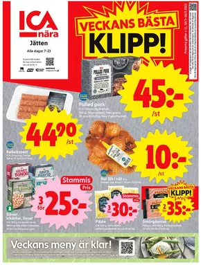 ICA Nära-katalog i Vårsta | Top-deals för alla kunder | 2025-03-10T00:00:00.000Z - 2025-03-16T00:00:00.000Z