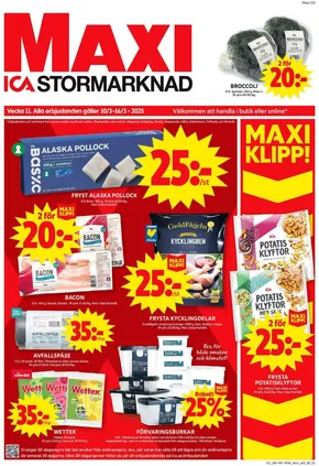 ICA Maxi-katalog i Gammelstad | Fantastiskt erbjudande för fyndjägare | 2025-03-10T00:00:00.000Z - 2025-03-16T00:00:00.000Z