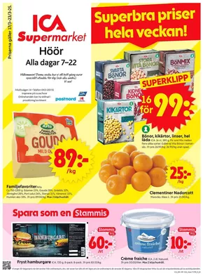 ICA Supermarket-katalog i Öjersjö | Top-erbjudanden för alla fyndjägare | 2025-03-17T00:00:00.000Z - 2025-03-25T00:00:00.000Z