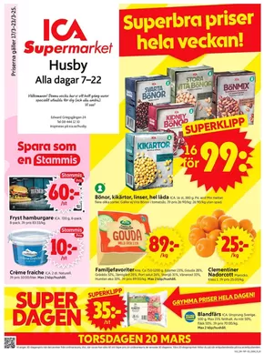 ICA Supermarket-katalog i Sollentuna | Våra bästa erbjudanden för dig | 2025-03-17T00:00:00.000Z - 2025-03-23T00:00:00.000Z